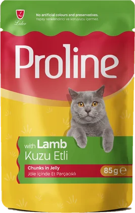 Kuzu Etli Jöle İçinde Pouch Kedi Maması ambalajı